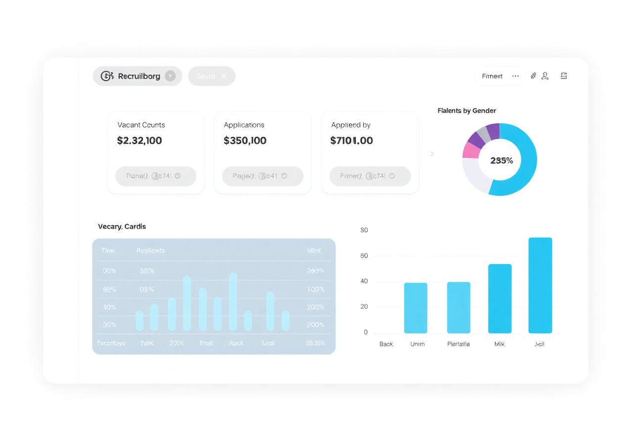 Recruitment Data dashboard preview